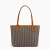 Le Tanneur Petit Sac Cabas Camille En Toile Monogramme In Brown