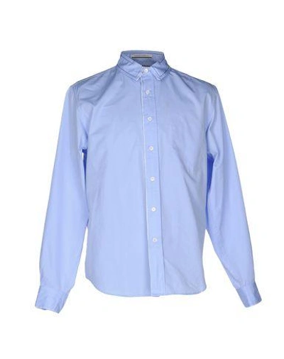 Andrea Pompilio Solid Colour Shirt In Sky Blue