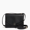 Shop Le Tanneur Petit Sac Bandoulière Naya En Cuir Liégé In Black