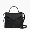 LE TANNEUR EMILIE MEDIUM DOUBLE FLAP HANDBAG MODEL IN T SIGNATURE LEATHER