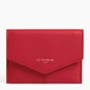 LE TANNEUR CHARLOTTE SMOOTH LEATHER FLAP CARD HOLDER