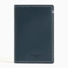 LE TANNEUR MARTIN SMOOTH LEATHER VERTICAL CARD HOLDER