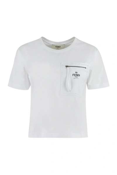 Fendi T-shirt In White | ModeSens Fendi T-shirt In White | ModeSens