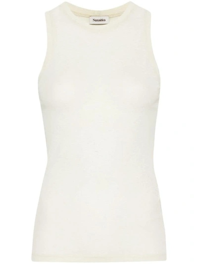 Nanushka Deva Tank Top In White
