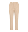 Brunello Cucinelli Tapered-leg Trousers In Camel