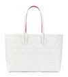 CHRISTIAN LOUBOUTIN CABATA EMBOSSED LEATHER TOTE BAG