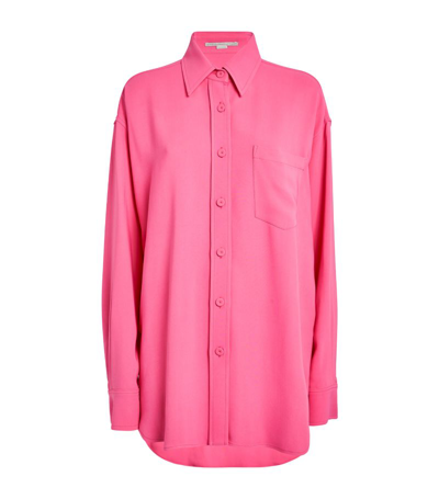 Stella Mccartney Oversized Shirt In Pink