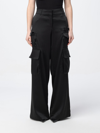 Off-white Off White "satin Toybox" Cargo Trousers In Black