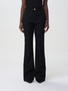 BALMAIN PANTS BALMAIN WOMAN COLOR BLACK,406311002