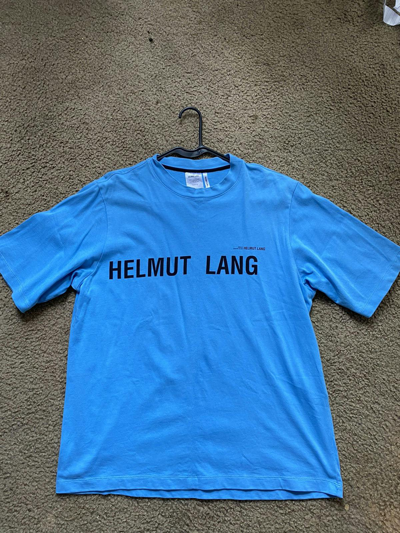 Pre-owned Helmut Lang Seen By Shayne Oliver Tee In Light Blue