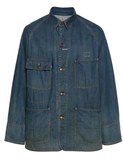 Maison Margiela Sportjacket In Blue