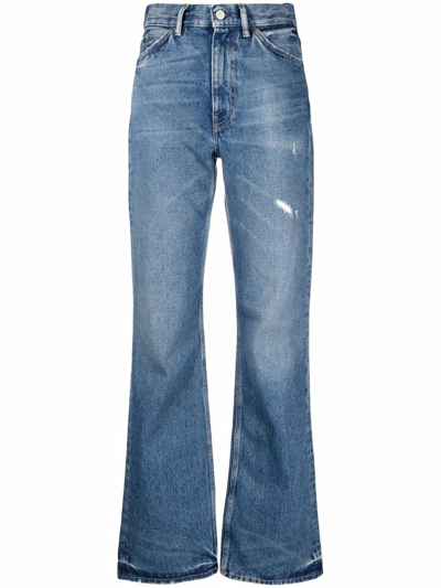 Acne Studios Denim Cotton Jeans In Blue