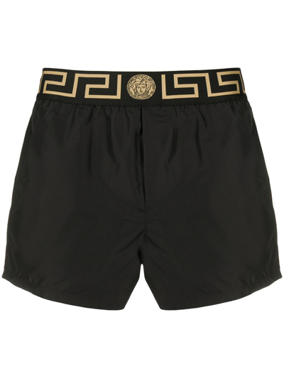 VERSACE GRECA TRIM SWIM SHORTS