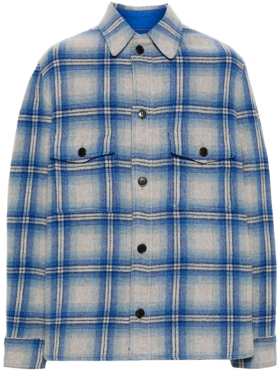 Isabel Marant Checked Buttoned Shirt In Multi
