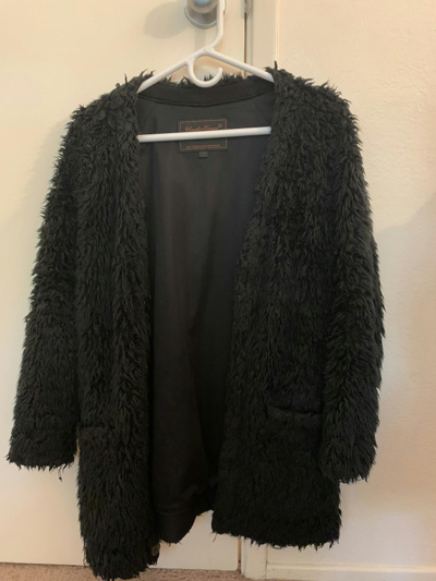 Pre-owned Undercover Aw 2007-2008 Fur Cardigan In Black