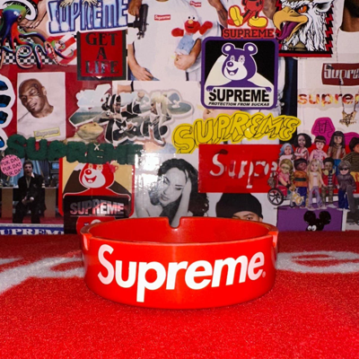 Pre-owned Supreme Ss08  Ashtray Red 2008 Og Box Logo Tray New