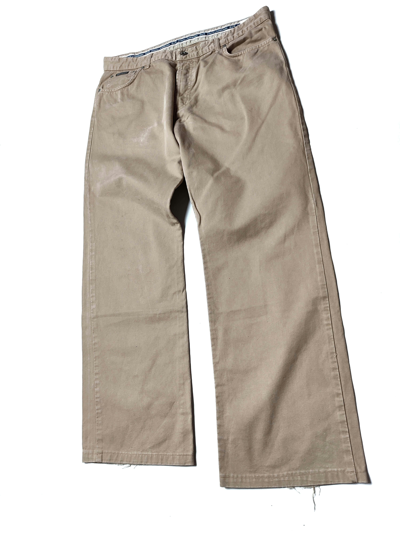 Pre-owned Dolce & Gabbana Vintage Denim Pants In Beige