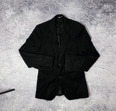 Pre-owned Alexander Mcqueen Luxury Blazer Alexander Maqueen Made In Bulgaria Size 46 In Black