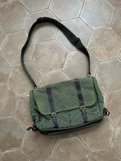 Pre-owned Louis Vuitton Monogram Shoulder Bag In Green