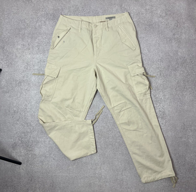 Pre-owned Allsaints Cargo Pants  Luxury Size 42 L Men In White