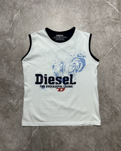 Pre-owned Diesel X Vintage Diesel T-shirts Vintage In White
