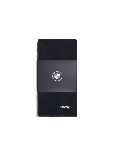 Pre-owned Bmw X Kith 3-pack Kith Bmw Microfiber Towels In Black