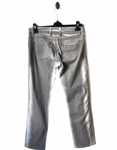 Pre-owned Roberto Cavalli Denim Jeans 2008 In Grey