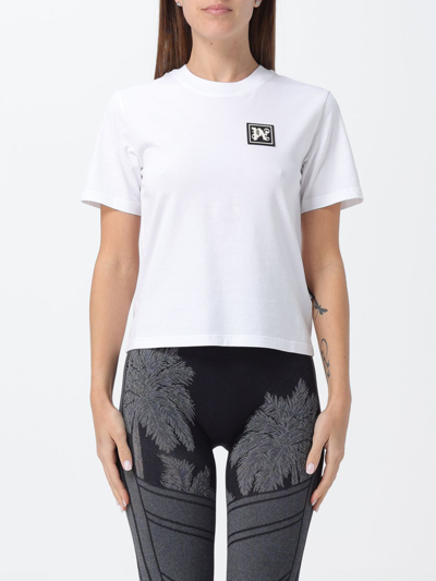 PALM ANGELS T-SHIRT PALM ANGELS WOMAN COLOR WHITE,f17643001