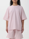 BURBERRY T-SHIRT BURBERRY WOMAN COLOR PINK,F17801010