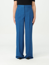 TORY BURCH PANTS TORY BURCH WOMAN COLOR BLUE,F17885009