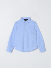 Emporio Armani Shirt  Kids Kids Color Gnawed Blue