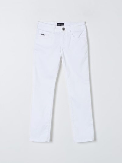 Emporio Armani Pants  Kids Kids Color White