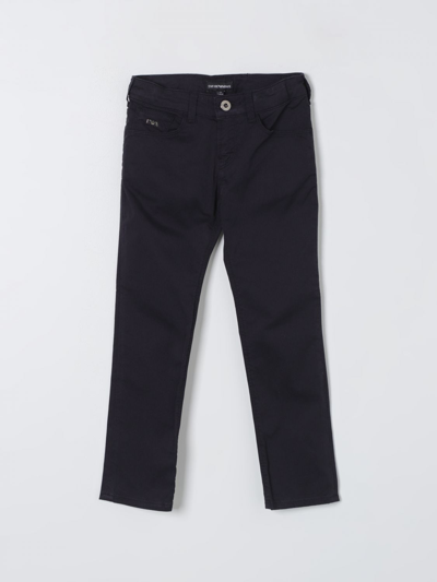 Emporio Armani Pants  Kids Kids Color Blue