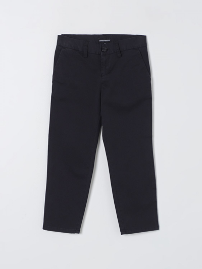 Emporio Armani Pants  Kids Kids Color Blue