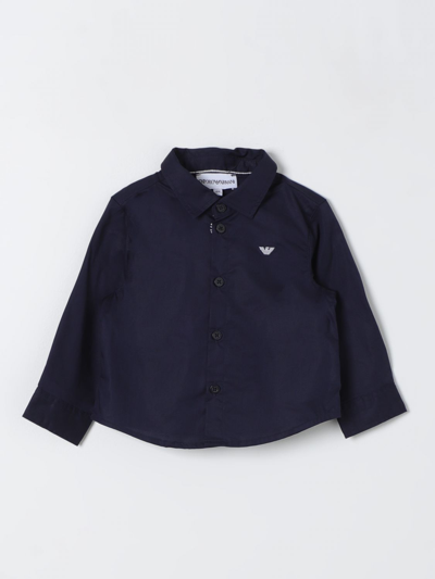 Emporio Armani Babies' 衬衫  Kids 儿童 颜色 蓝色 In Blue