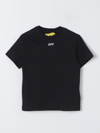 Off-white Off Stamp Plain Tee Ss In Black