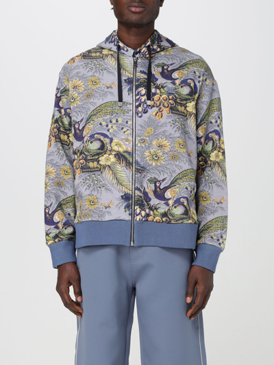 Etro Sweatshirt  Men Color Gnawed Blue