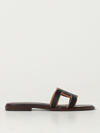Tod's Flat Sandals  Woman Color Black