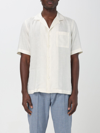 Lardini A Short Sleeved Shirt In Beige