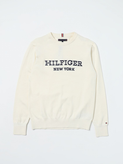 Tommy Hilfiger Sweater  Kids Color Yellow Cream