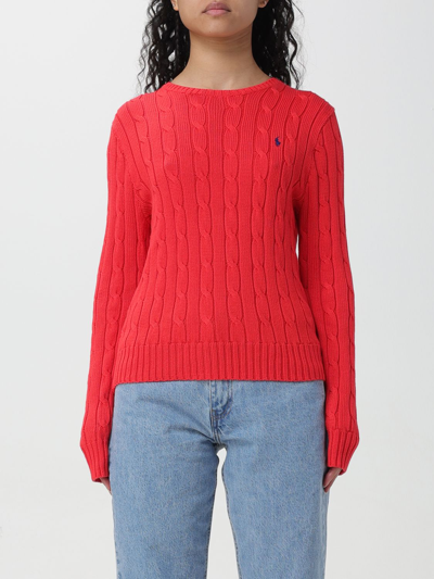 Polo Ralph Lauren Cable-knit Jumper In Red