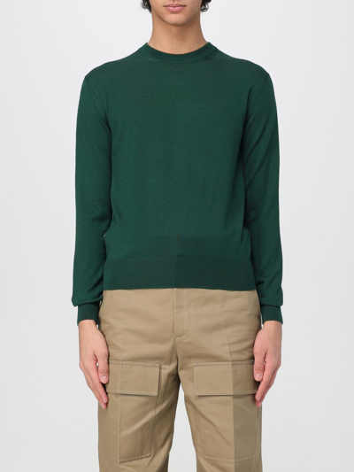 Gucci Logo Embroidered Knit Jumper In Green
