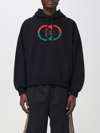 Gucci Interlocking G Hooded Sweatshirt In Beige