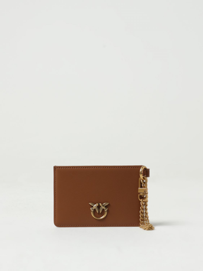 Pinko Wallet  Woman Colour Brown