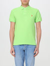 Polo Ralph Lauren Pique Polo Shirt Polo Shirts Green In Green