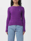 Polo Ralph Lauren Sweaters In Violet