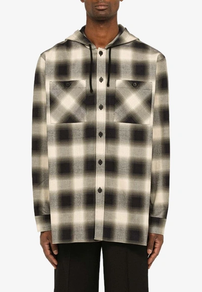 Givenchy Hooded Shirt In Cream