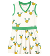 MINI RODINI MEDALS COTTON-BLEND JERSEY DRESS