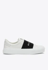 GIVENCHY CITY SPORT LEATHER SLIP-ON SNEAKERS