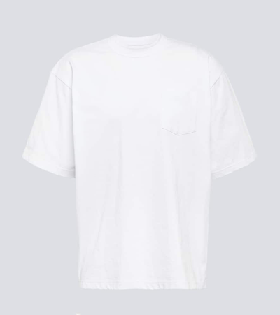 Sacai Cotton Jersey T-shirt In White